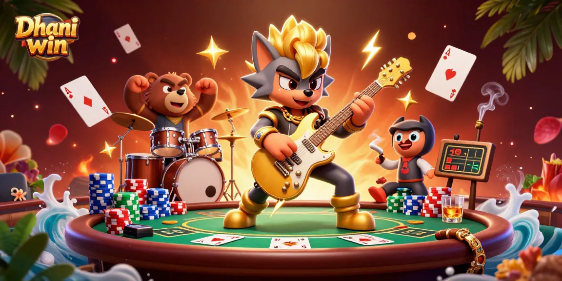 Dhani win showcases thrilling gameplay with animated characters and exciting casino elements.