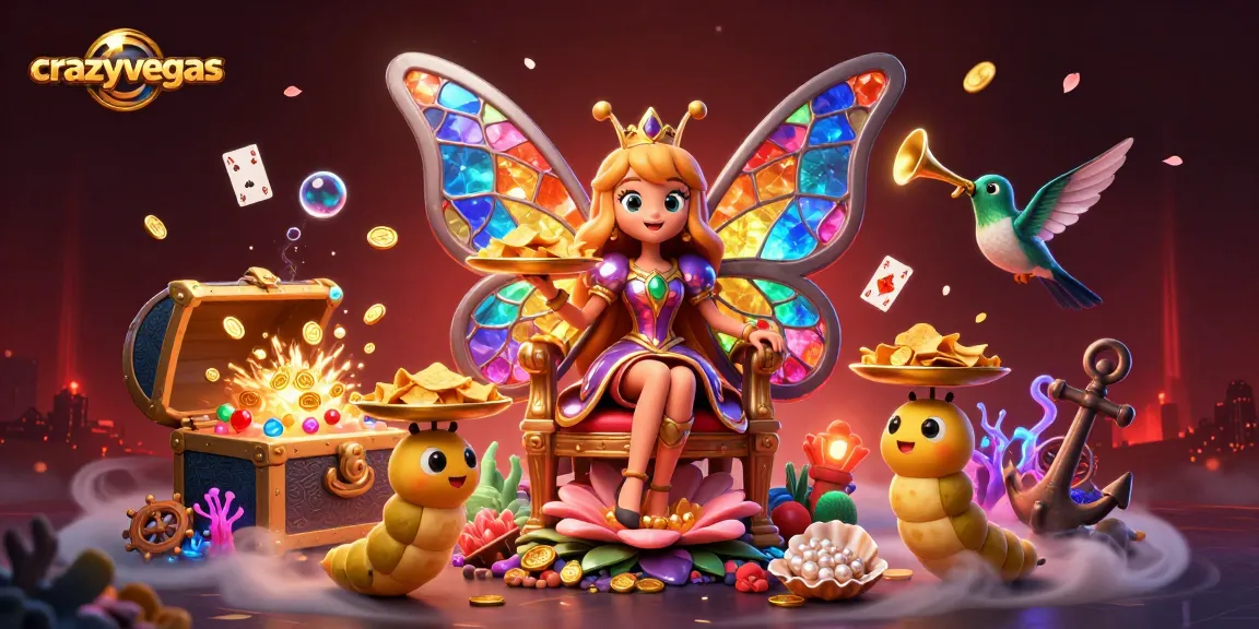 Experience exhilarating fun with crazyvegas in a vibrant 3D casino scene showcasing games and rewards.